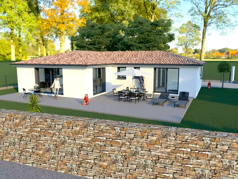 Maison neuve, 90 m² - Lavalette (11290)