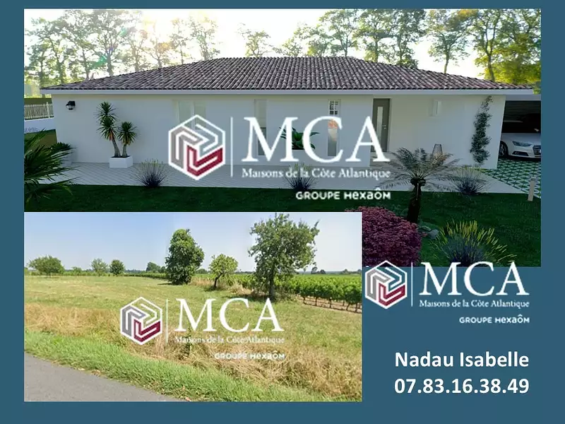 Terrain à bâtir, 1 000 m² - Val-de-Livenne (33860)