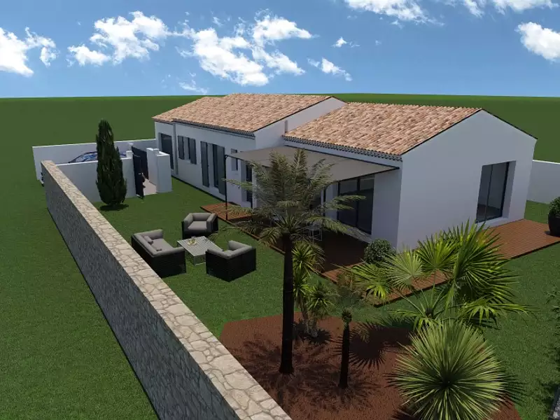 Maison neuve, 90 m² - Fontvieille (13990)