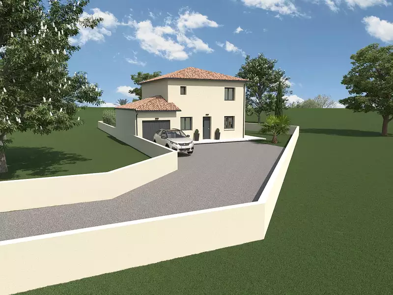 Maison neuve, 90 m² - Sainte-Euphémie (01600)
