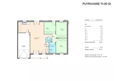 Maison neuve, 100 m²