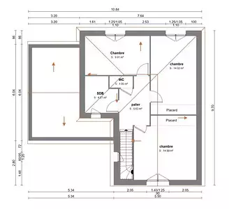 Terrain à bâtir, 1 280 m²