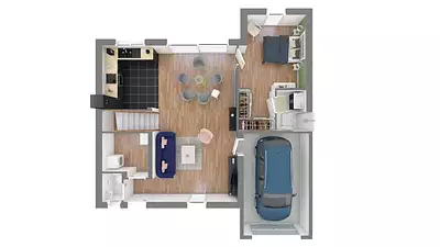 Maison neuve, 90 m²