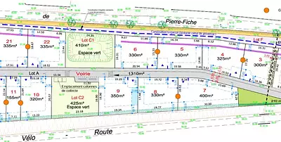 Terrain à bâtir, 330 m²