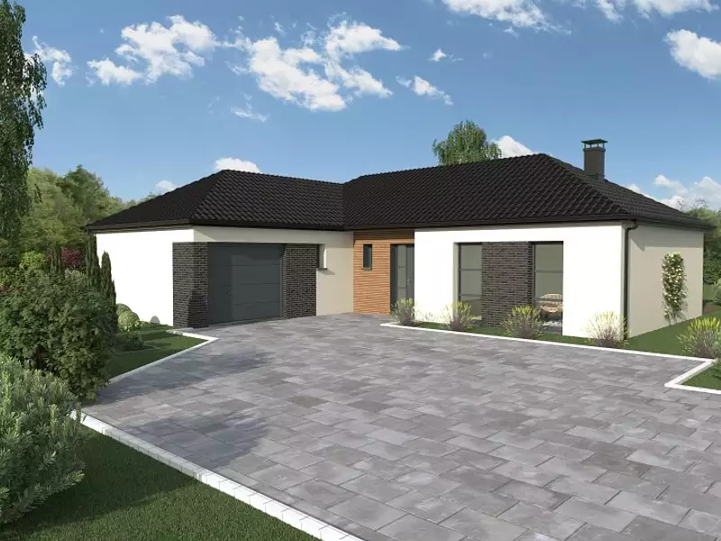 Maison neuve, 100 m² - Noeux-les-Mines (62290)