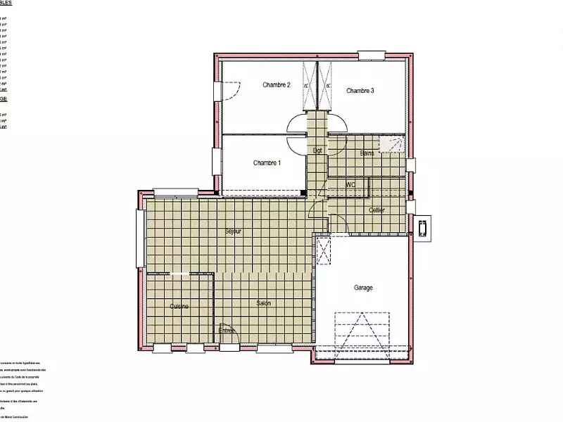 Maison neuve, 104 m² - Saint-Ouen-en-Belin (72220)
