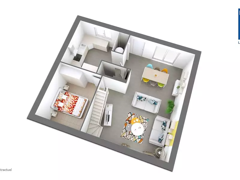Maison neuve, 88 m² - Chessy (77700)