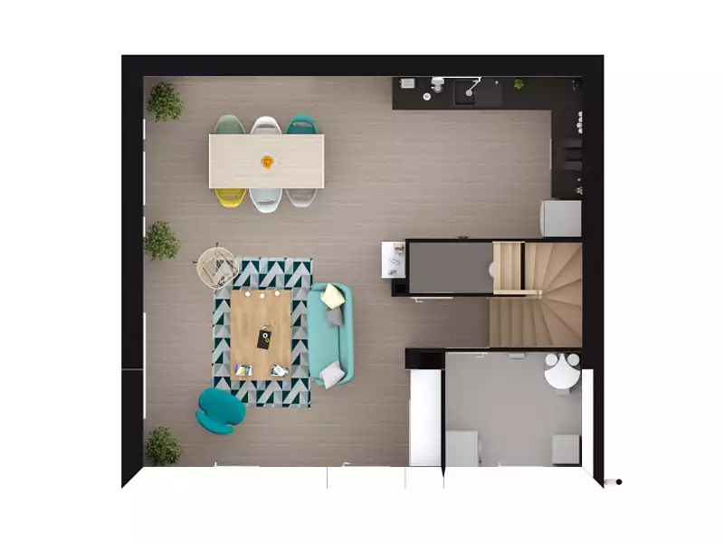Maison neuve, 90 m² - Plouescat (29430)
