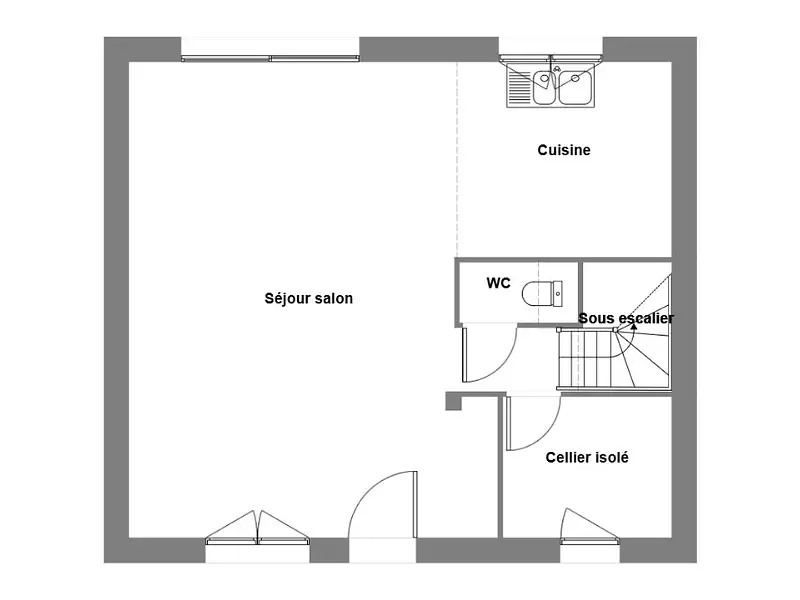 Maison neuve, 86 m² - Quimper (29000)