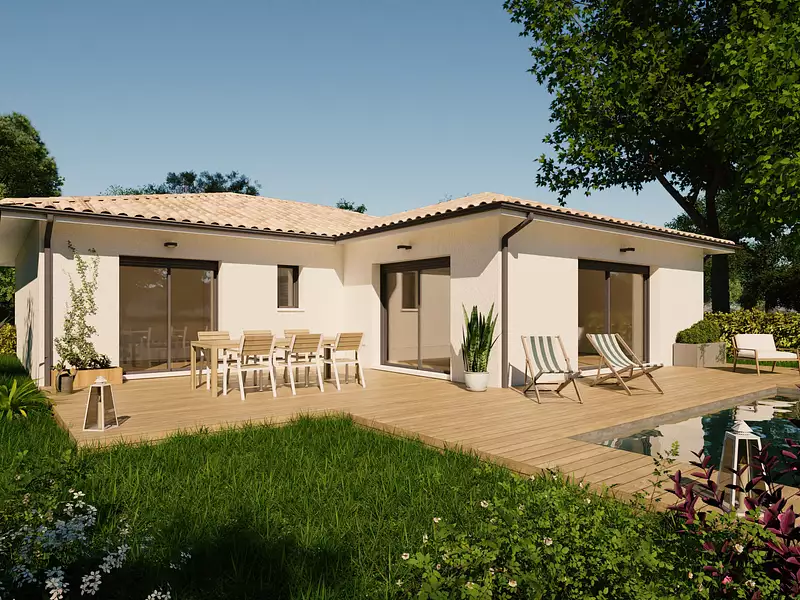 Maison neuve, 120 m² - Saint-Aubin-de-Médoc (33160)
