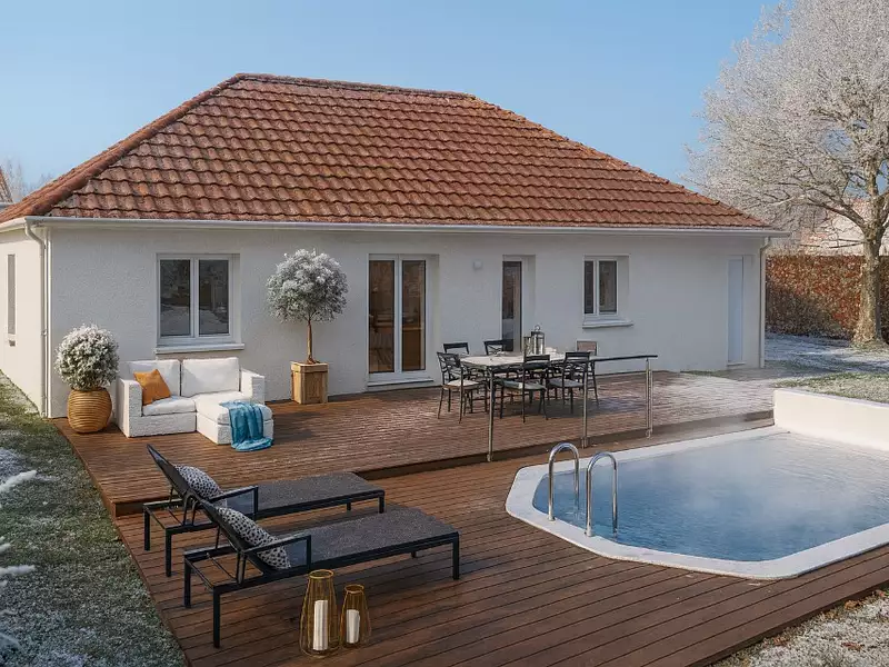 Maison neuve, 90 m² - Le Subdray (18570)