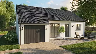 Maison neuve, 73 m²