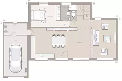 Maison neuve, 140 m²