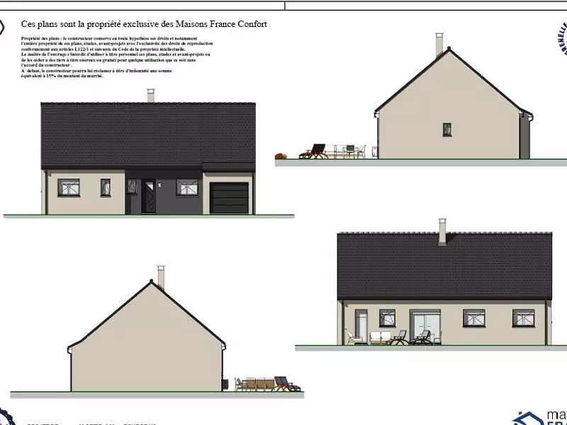 Maison neuve, 87 m² - Bonchamp-lès-Laval (53960)