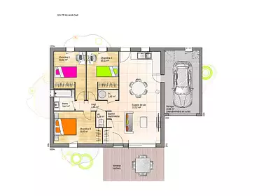Maison neuve, 73 m²