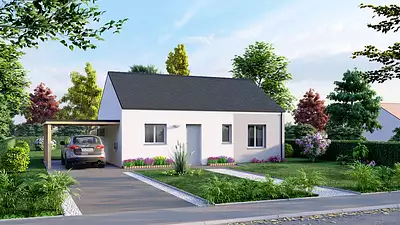 Maison neuve, 63,44 m²