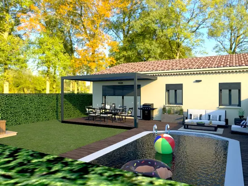 Maison neuve, 79 m² - Roquemaure (30150)