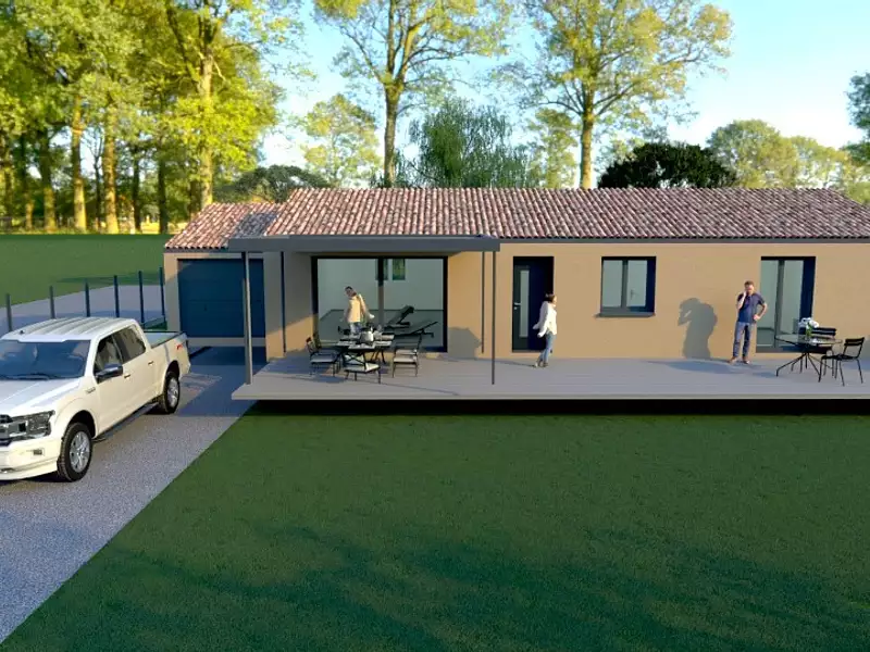 Maison neuve, 90 m² - Salsigne (11600)