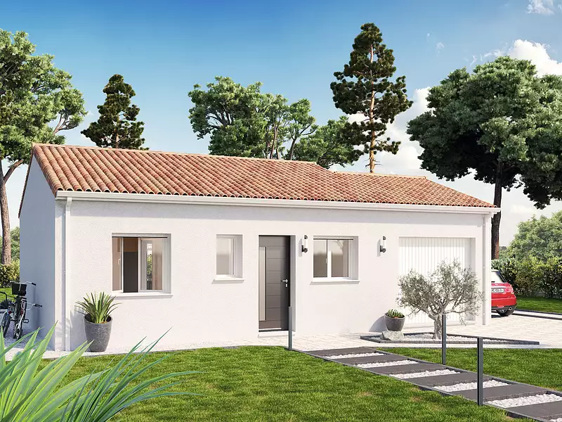 Maison neuve, 64 m² - Vouillé (86190)