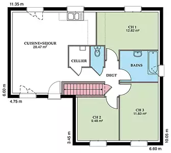 Maison neuve, 101 m²