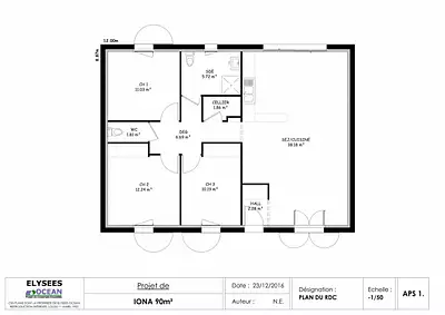 Maison neuve, 75 m²