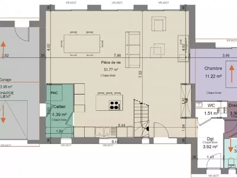 Maison neuve, 120 m² - Boissettes (77350)