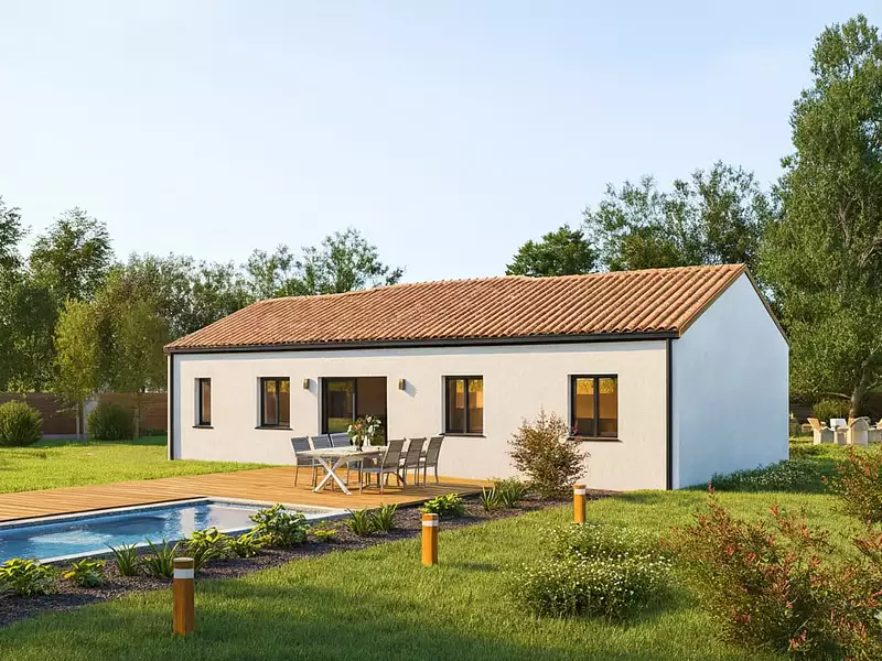 Maison neuve, 84 m² - Gourdon (46300)
