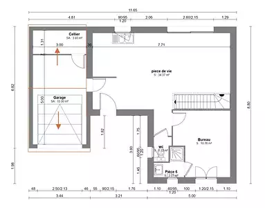 Terrain à bâtir, 500 m²