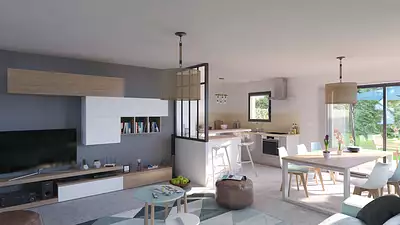 Maison neuve, 107 m²