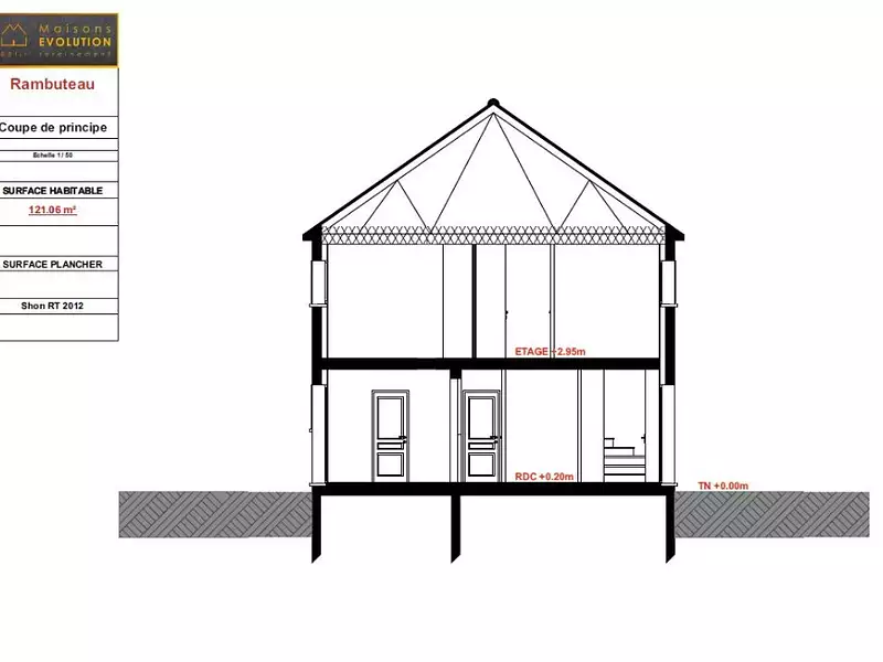 Maison neuve, 124 m² - Grisy-Suisnes (77166)