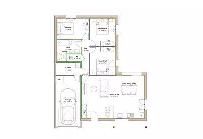 Maison neuve, 88 m²