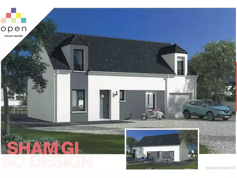 Maison neuve, 90 m² - Maule (78580)