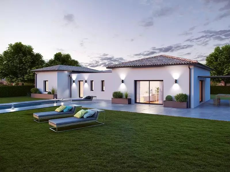 Maison neuve, 106 m² - Proissans (24200)