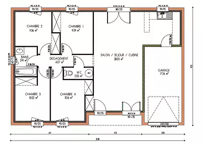 Maison neuve, 87 m²