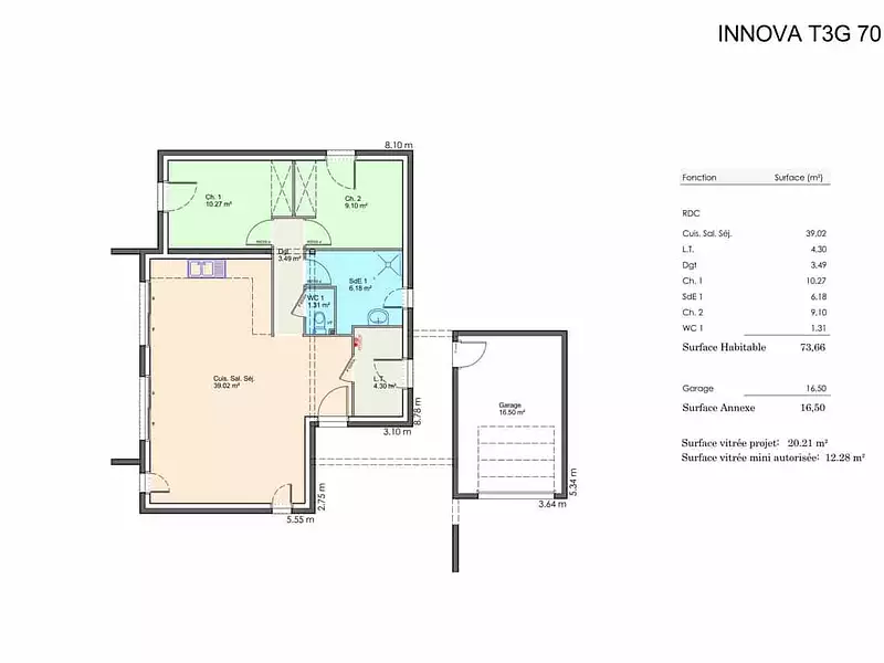 Maison neuve, 130 m² - Basse-Goulaine (44115)