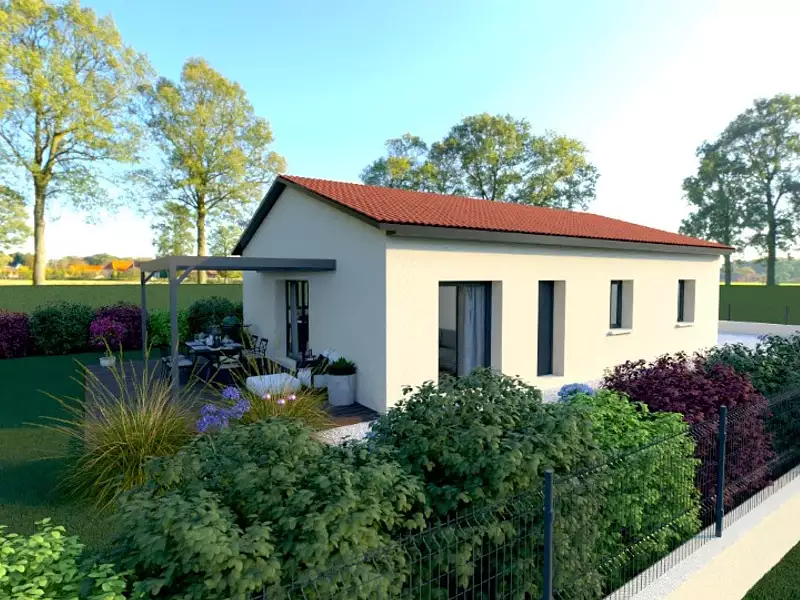 Maison neuve, 93 m² - Fay-le-Clos (26240)