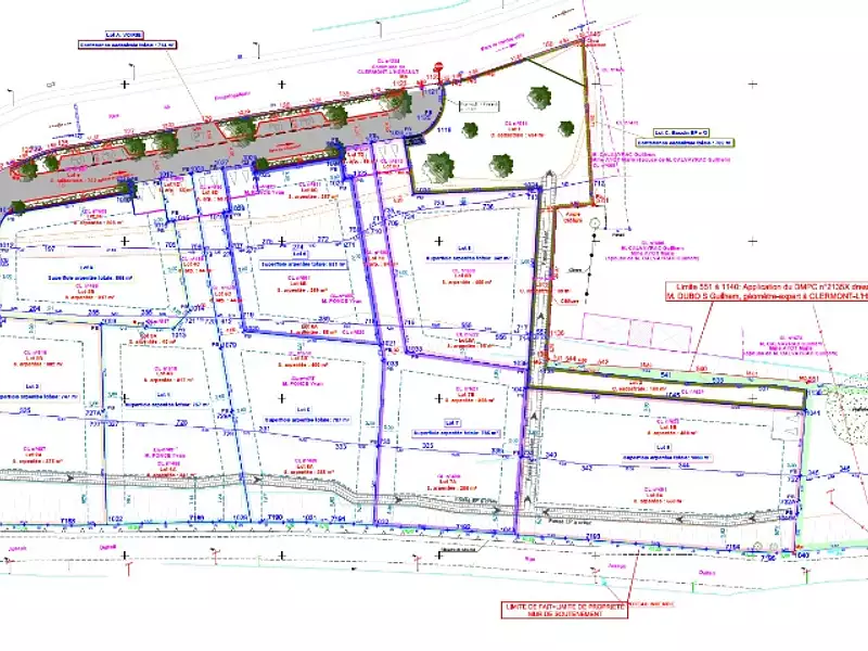 Terrain à bâtir, 665 m² - Clermont-l'Hérault (34800)