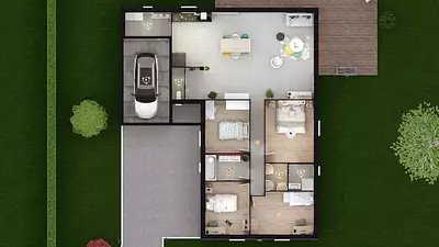 Maison neuve, 117 m²