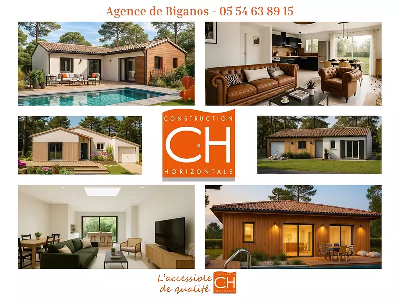 Maison neuve, 83 m² - Pissos (40410)