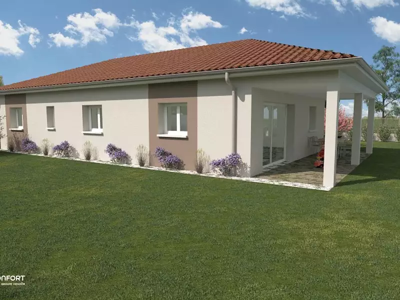 Maison neuve, 95 m² - Lancié (69220)