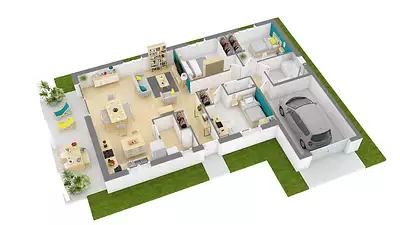 Maison neuve, 90 m²