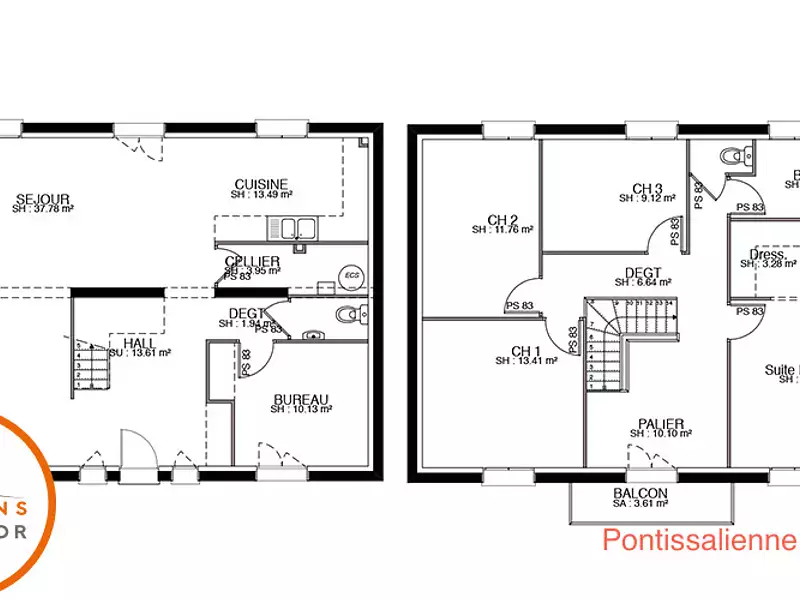 Maison neuve, 119 m² - Remiremont (88200)