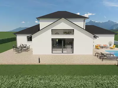 Maison neuve, 132 m² - Bellegarde-sur-Valserine (01200)