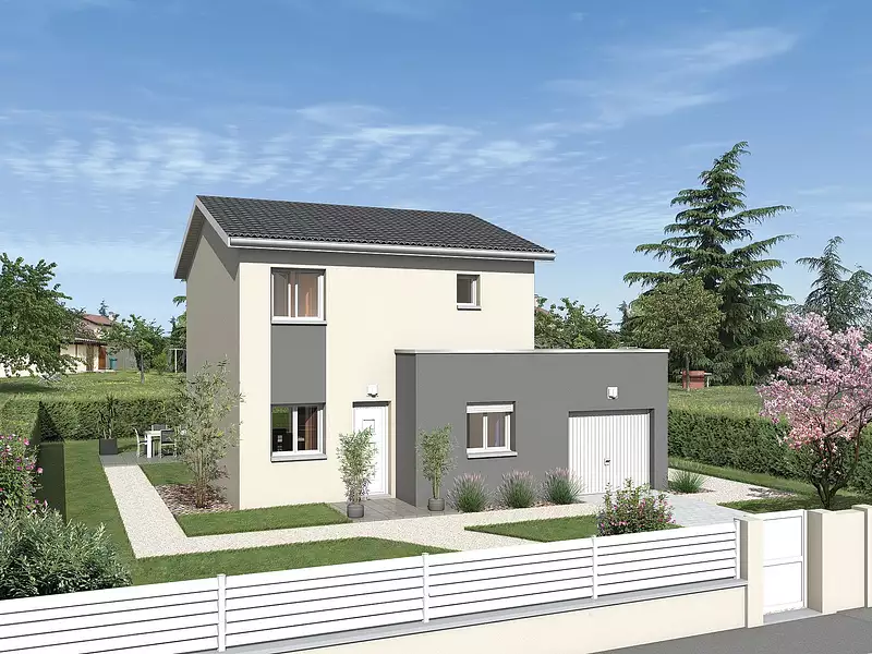 Maison neuve, 91 m² - Mogneneins (01140)