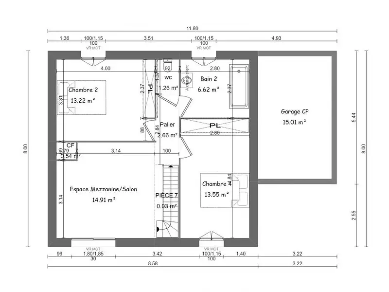 Maison neuve, 110 m² - Moulins en Bessin (14740)