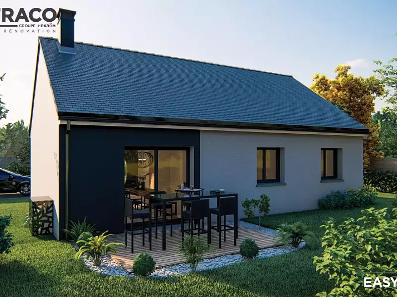 Maison neuve, 71 m² - Les Baux-Sainte-Croix (27180)
