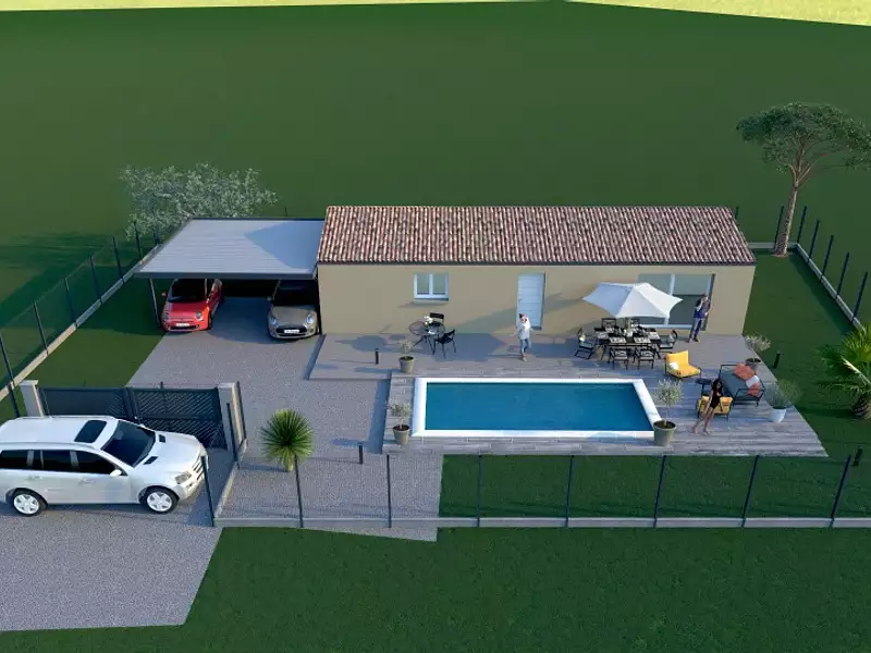 Maison neuve, 77 m² - Carcassonne (11000)