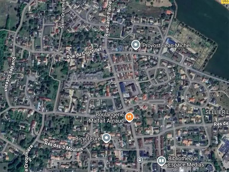 Terrain à bâtir, 600 m² - Aubevoye (27940)