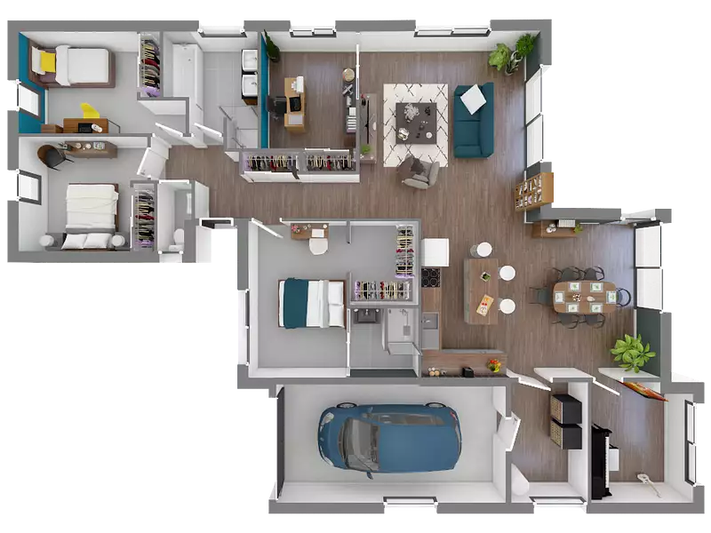 Maison neuve, 136,83 m² - Chauny (02300)