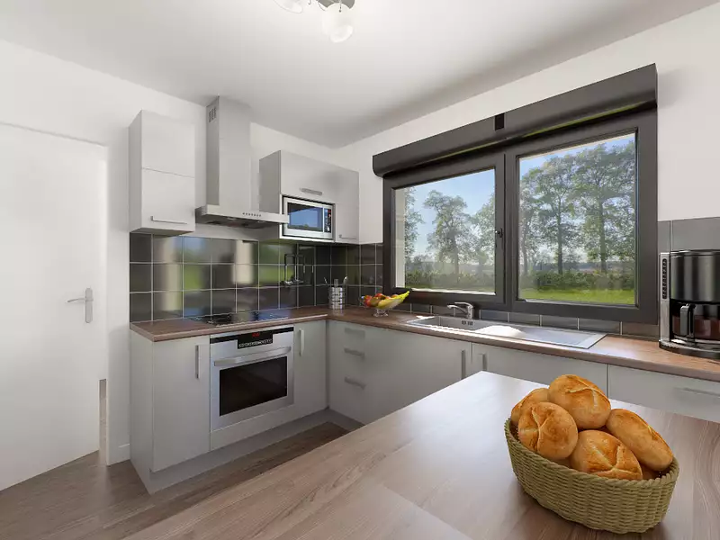 Maison neuve, 95,6 m² - Monchecourt (59234)